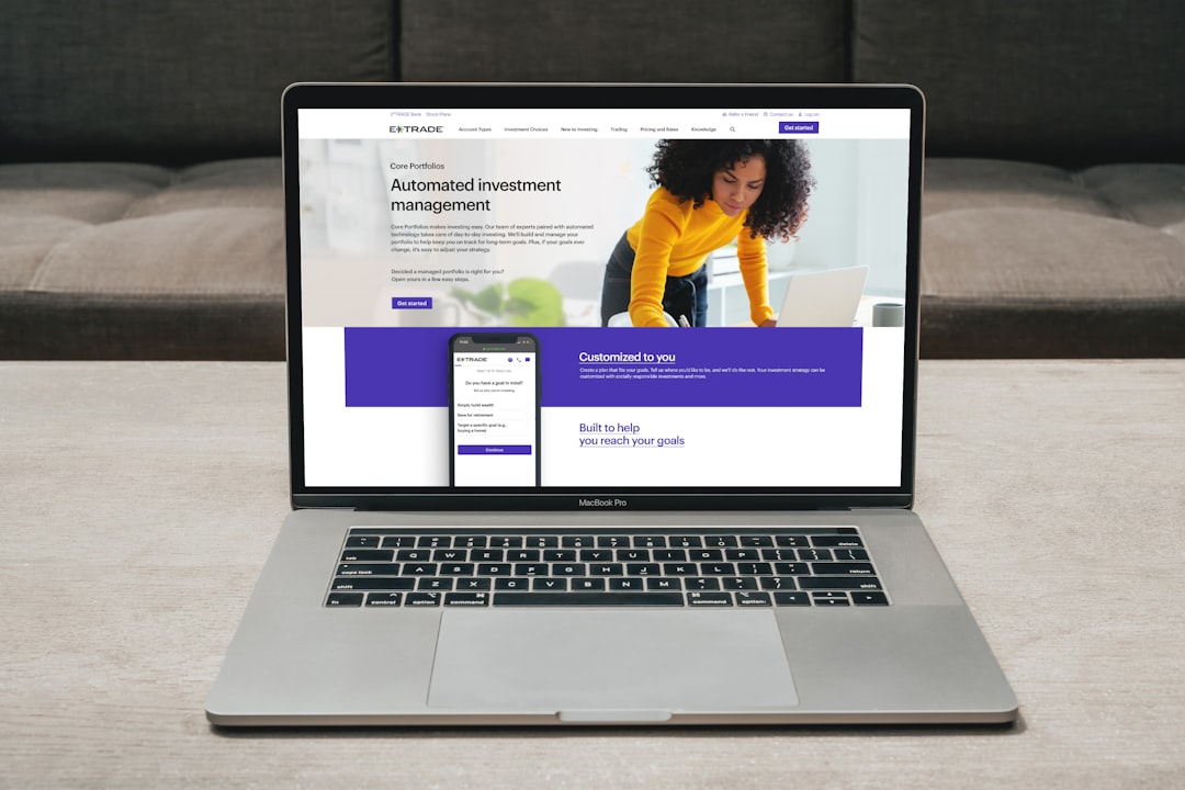 Automated investment management with Etrade